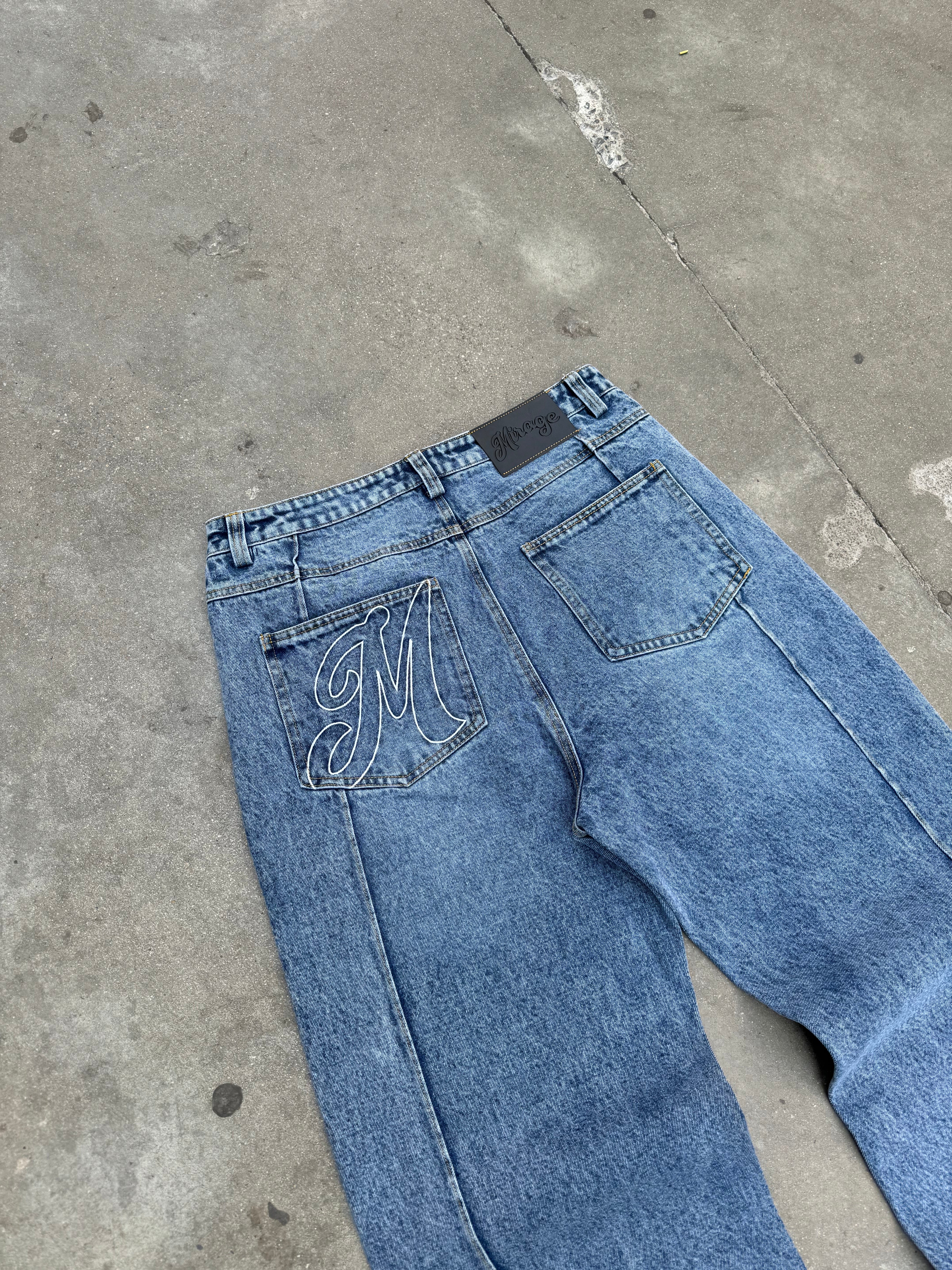 BLUE DENIM PANT MIRAGE