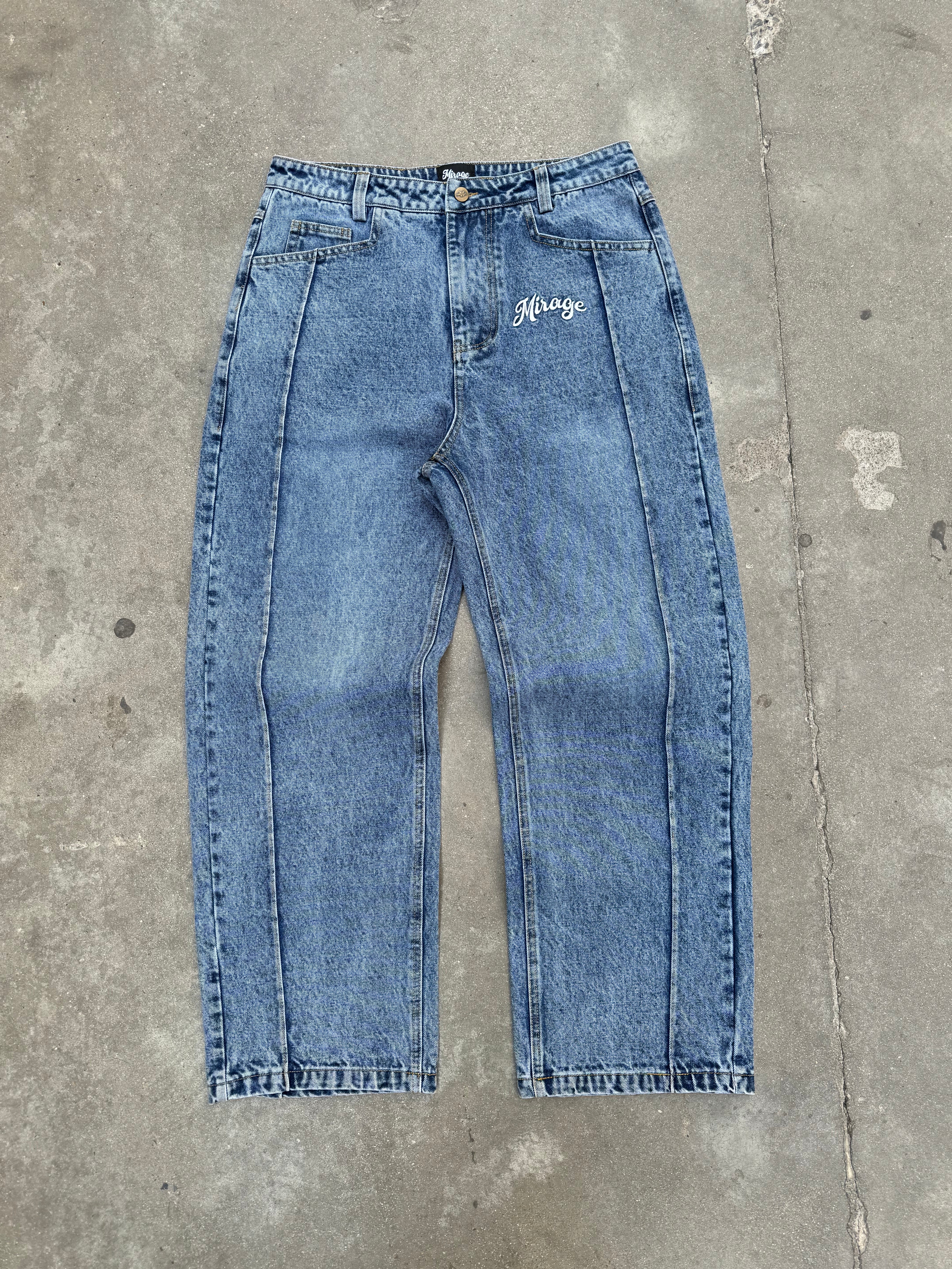 BLUE DENIM PANT MIRAGE