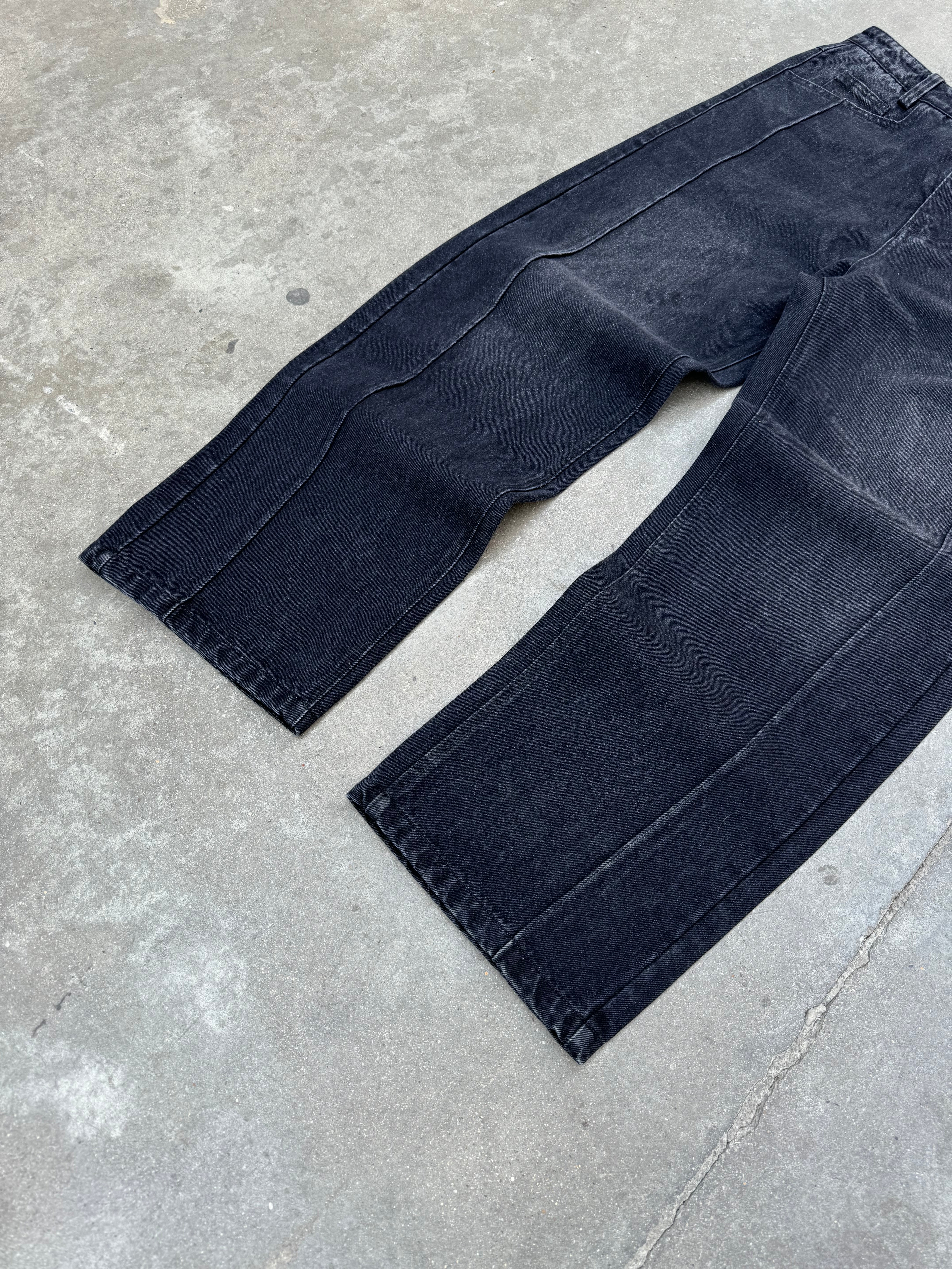 BLACK DENIM PANT MIRAGE