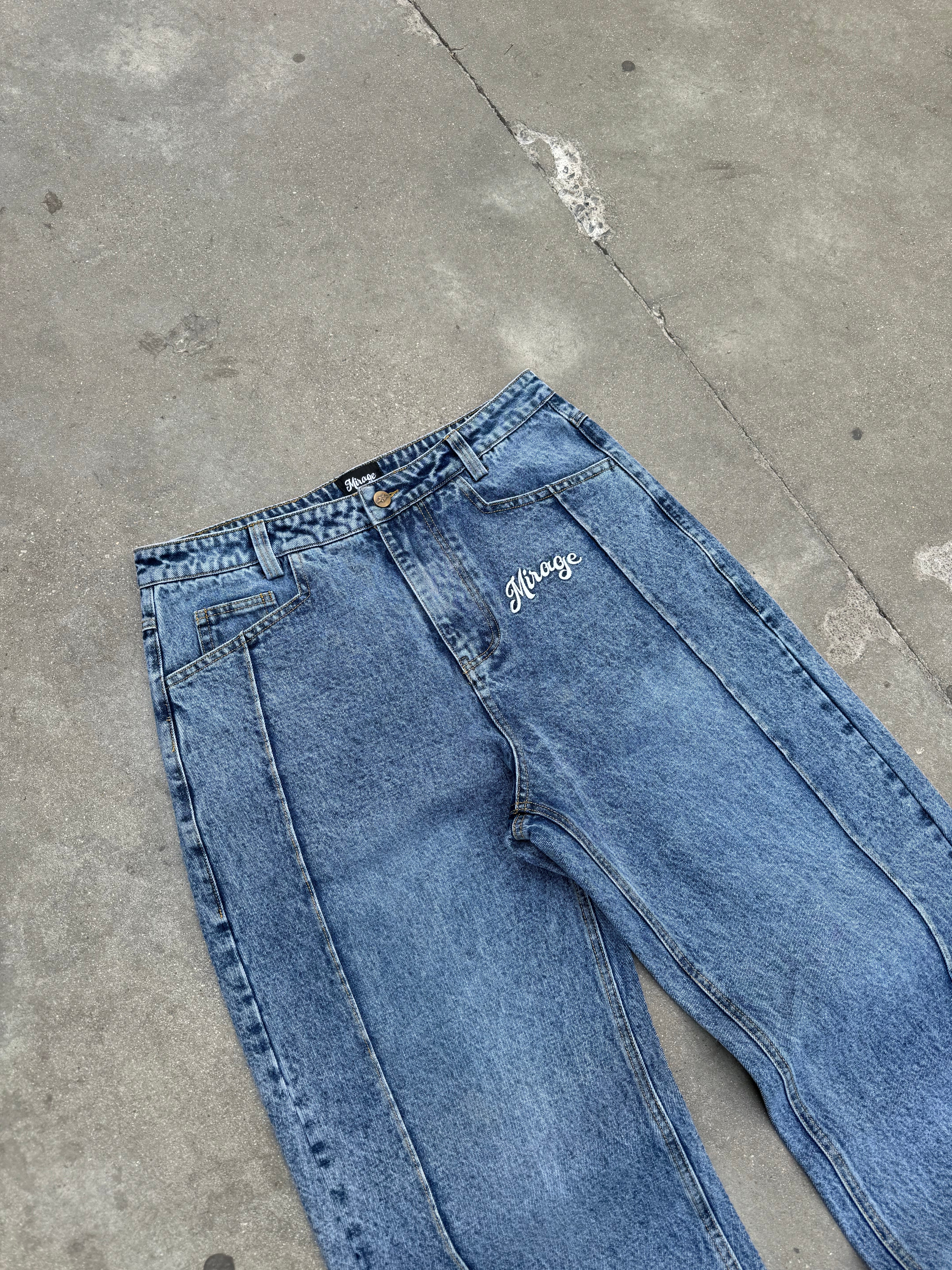 BLUE DENIM PANT MIRAGE