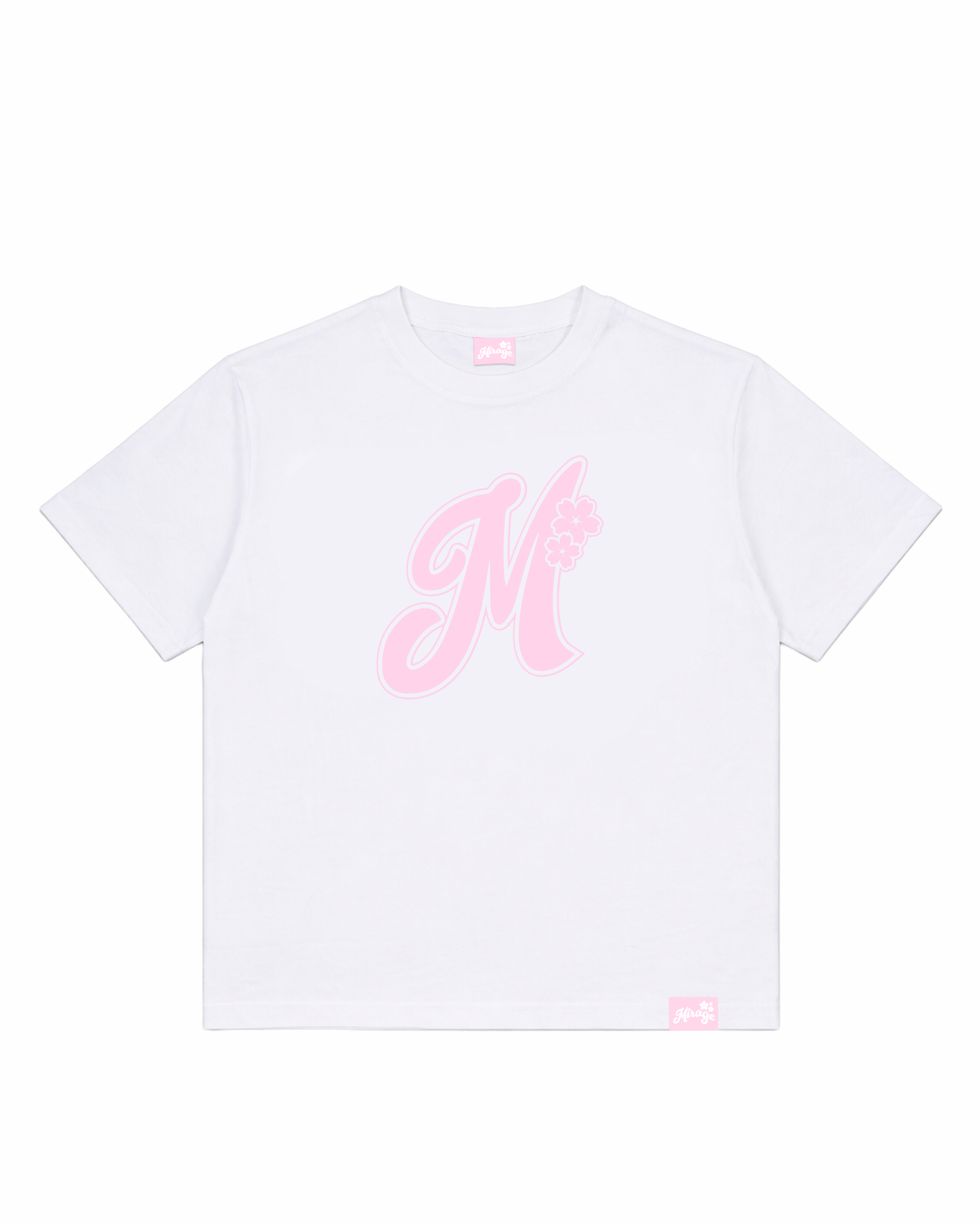 PINK LOGO TEE MIRAGE