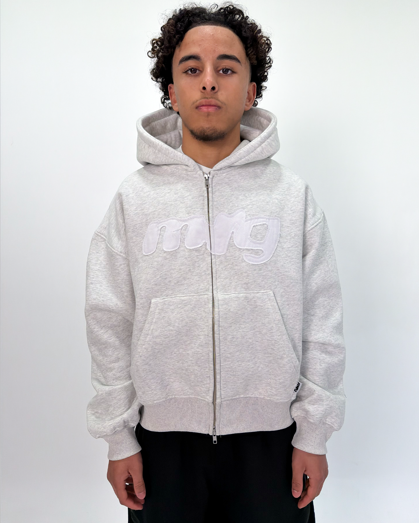 SWEAT ZIP GRIS MIRAGE